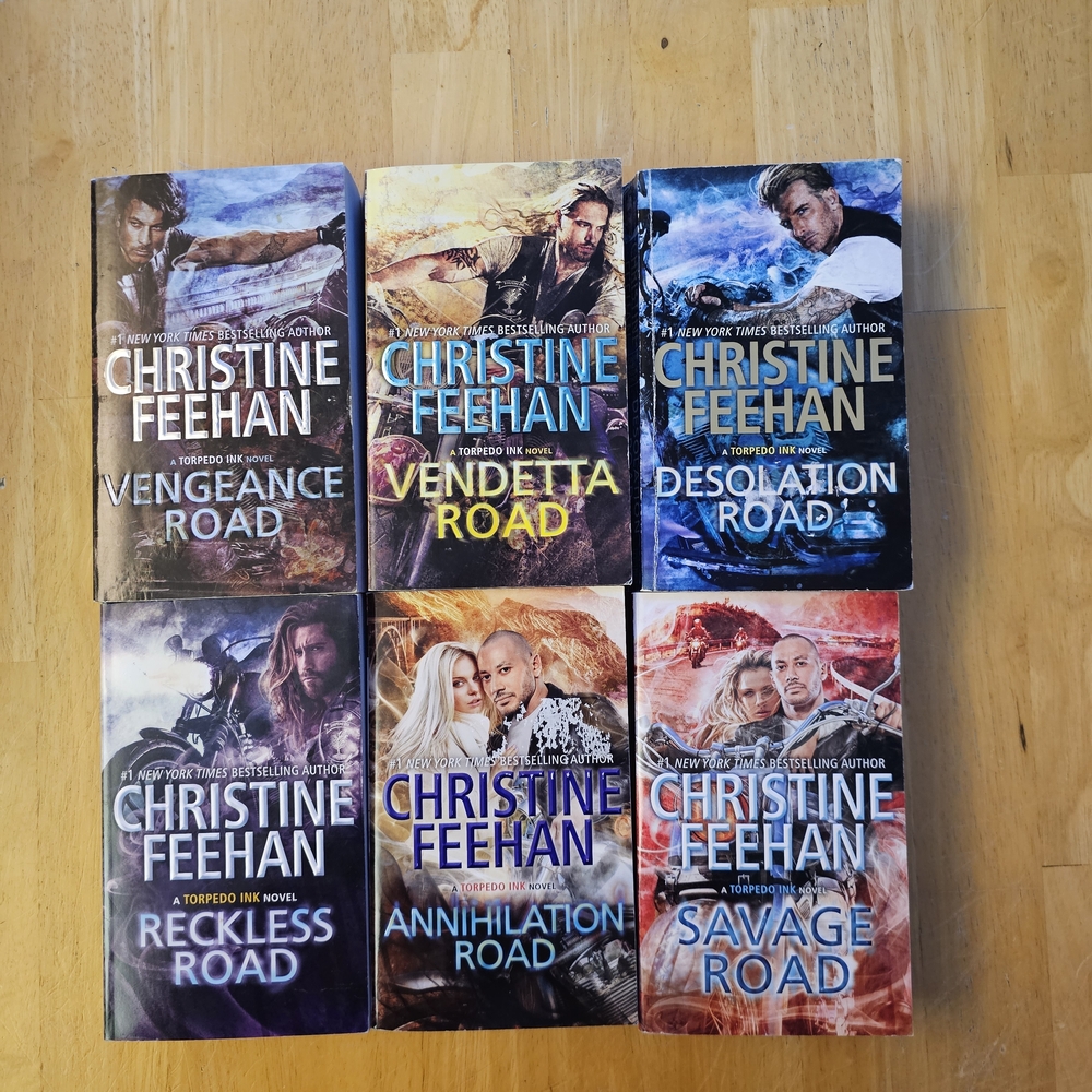 Christine Feehan Torpedo Ink Paperback 6 Book Bundle Books #2-#7